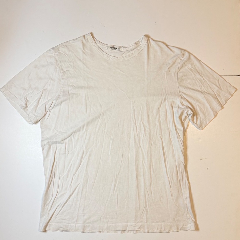 Buck Mason T-Shirt Mens XL White Cotton Short Sleeve Tee